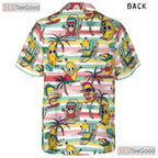 Funny Cool Cartoon Tropical Banana Hawaiian Shirt Unisex Summer Beachwear Top