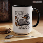 Funny Duck Sarcastic Gag Gift Mug - Humorous Bird Lover Coffee Cup Ceramic Accent Mug