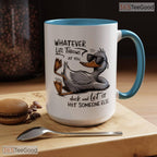Funny Duck Sarcastic Gag Gift Mug - Humorous Bird Lover Coffee Cup Ceramic Accent Mug