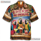 Funny Parrot Relaxed Aloha Beach Vacation Hawaiian Tee Unisex Summer Outfit