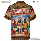 Funny Parrot Relaxed Aloha Beach Vacation Hawaiian Tee Unisex Summer Outfit