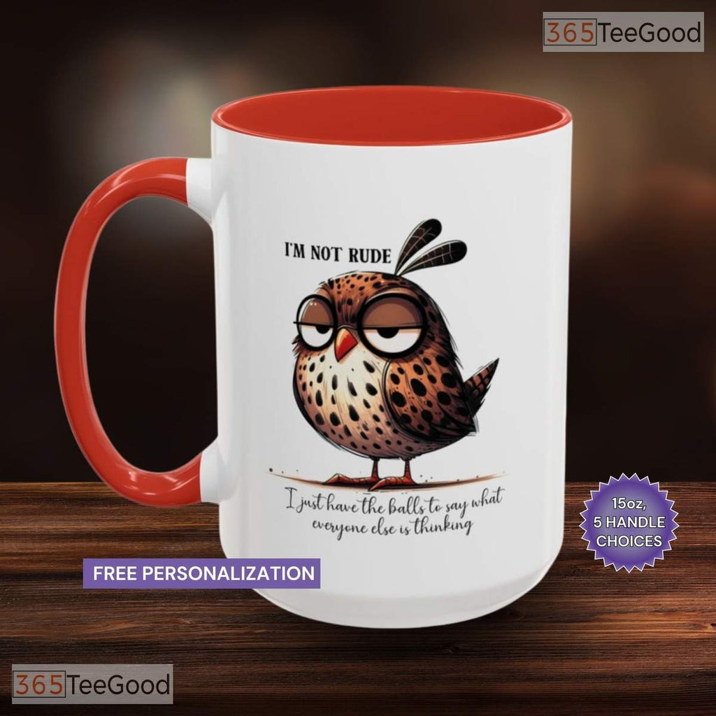 Rude Animal Slogan Funny Coffee Mug - Unique Sarcastic Humor Gift Ceramic Accent Mug