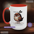 Rude Animal Slogan Funny Coffee Mug - Unique Sarcastic Humor Gift Ceramic Accent Mug
