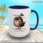 Rude Animal Slogan Funny Coffee Mug - Unique Sarcastic Humor Gift Ceramic Accent Mug