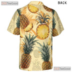 Funny Tropical Pineapple Aloha Hawaiian Tee Unisex Beach Party Outfit Men Women