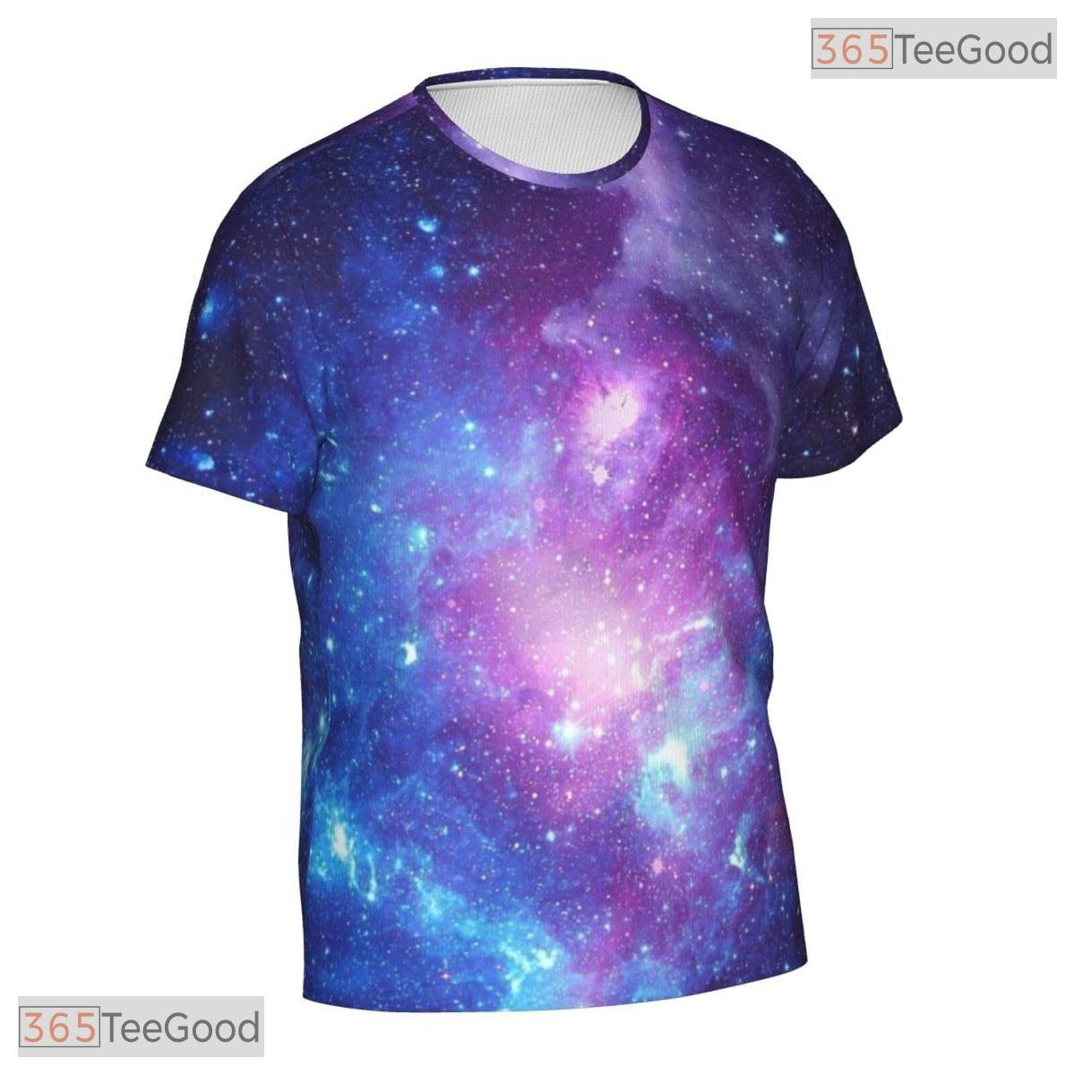Cosmic Galaxy Space Basketball Graphic 3D Printed Short Sleeve Unisex T-Shirt Styles