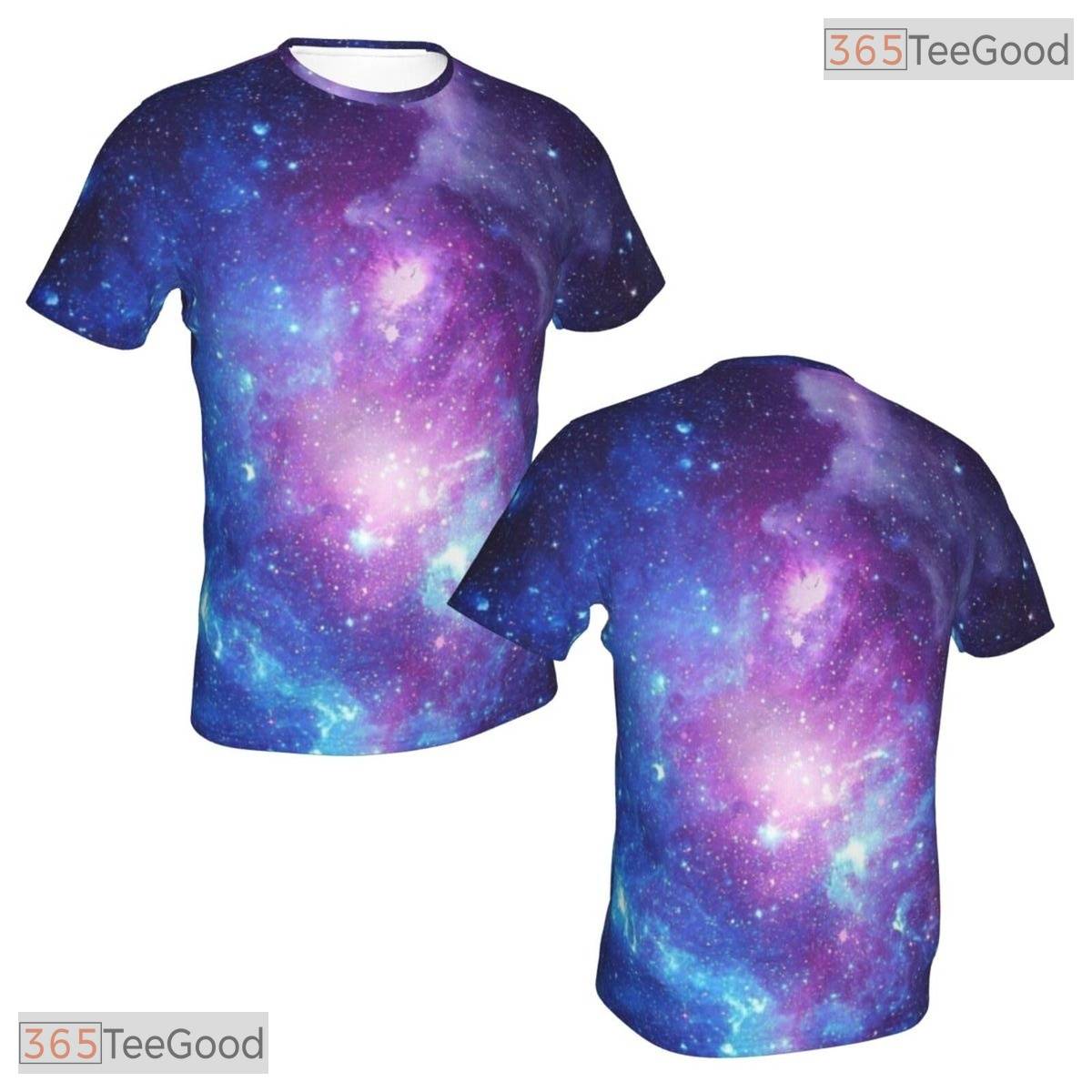 Cosmic Galaxy Space Basketball Graphic 3D Printed Short Sleeve Unisex T-Shirt Styles