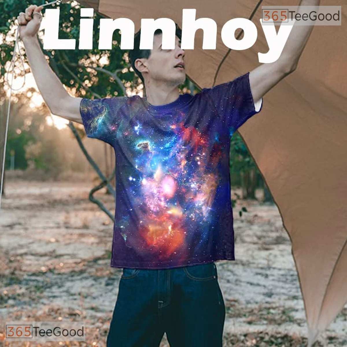 Radiant Colorful Galaxy Cosmos 3D Printed Casual Unisex Short Sleeve Tee Shirt