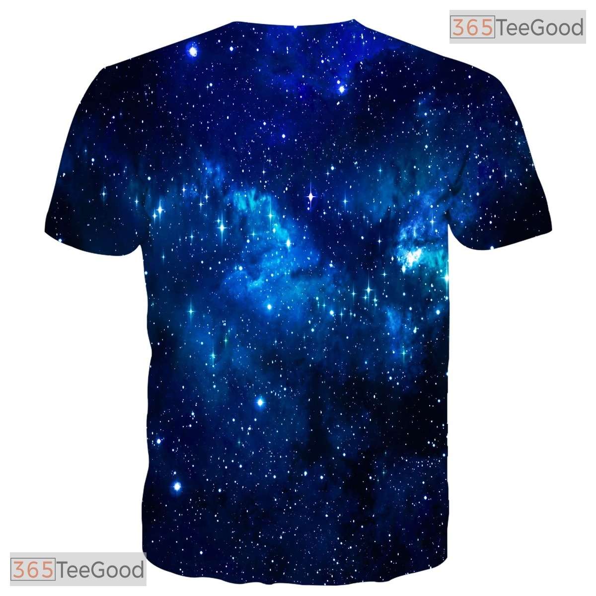 Deep Space Galaxy Design 3D Graphic Printed Casual Novelty Unisex T-Shirt Tops