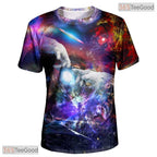 Cosmic Galaxy Genesis Space Graphic 3D Printed Casual Unisex T-Shirt Styles