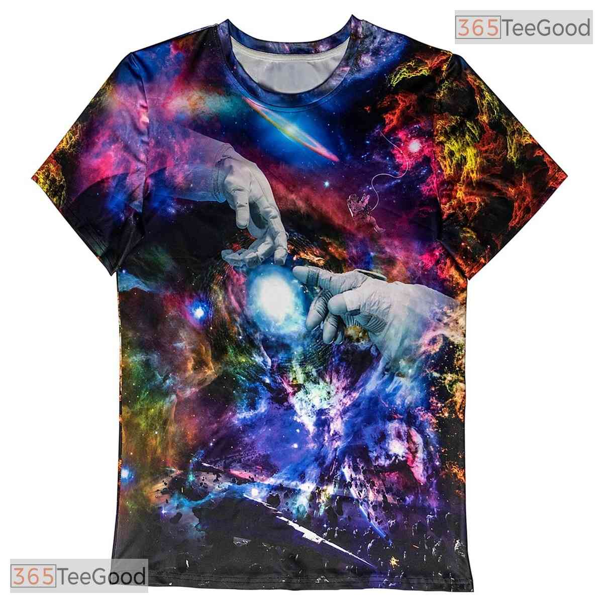 Cosmic Galaxy Genesis Space Graphic 3D Printed Casual Unisex T-Shirt Styles