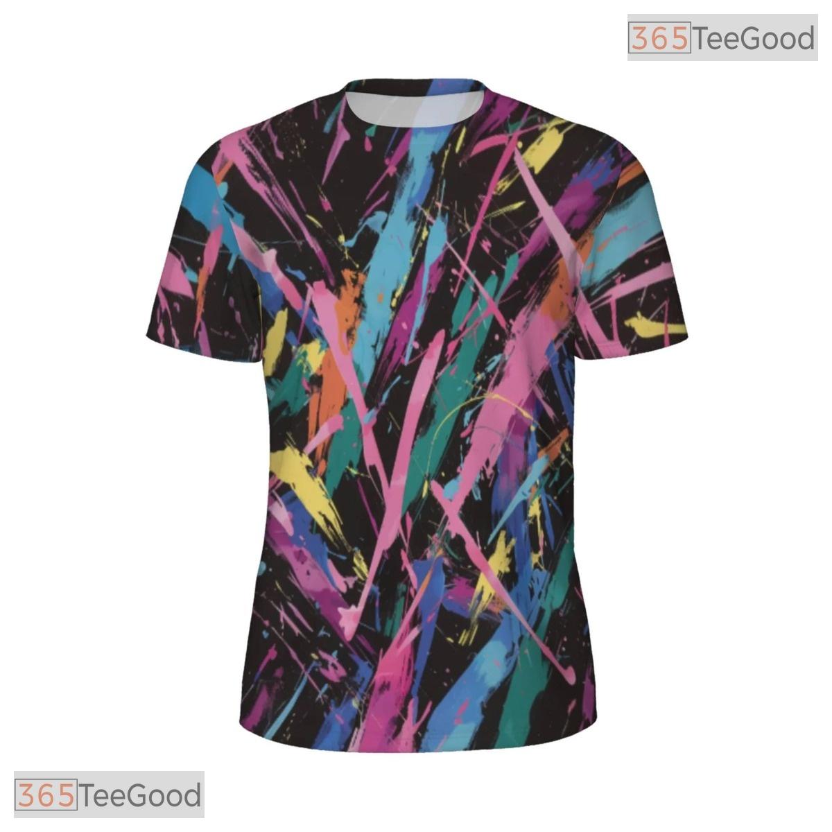 Urban Street Graffiti Graphic Art 3D Pattern Printed Casual Unisex T-Shirt Tops