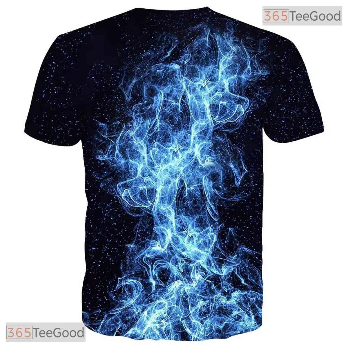 Unique Colorful Print Graphic Art 3D Casual Unisex T-Shirt Men Women And Teens Top