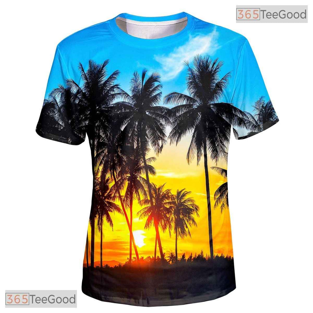 Colorful Graphic Design 3D Printed Casual Crewneck Unisex Tee Shirt For Youthful