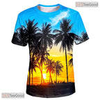 Colorful Graphic Design 3D Printed Casual Crewneck Unisex Tee Shirt For Youthful