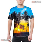 Creative Graphic Pattern 3D Printed Casual Crewneck Unisex Tee Shirt For Youthful