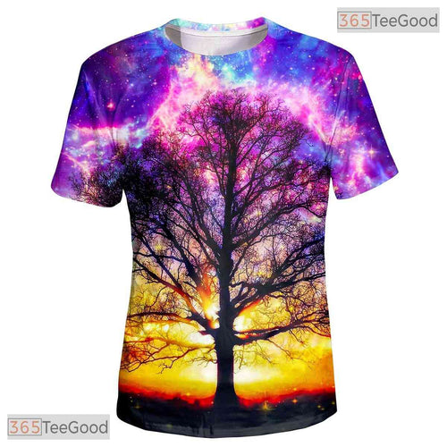 Abstract Graphic Art Design 3D Printed Casual Crewneck Unisex T-Shirt Tops Styles
