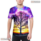 Abstract Graphic Art Design 3D Printed Casual Crewneck Unisex T-Shirt Tops Styles