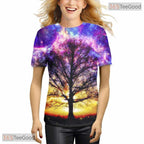 Vibrant Graphic Design 3D Printed Casual Crewneck Unisex T-Shirt For Young Adult