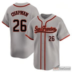 Gray Baseball Jersey Tee for Men & Women - Stitched Personalized Player & Team Apparel