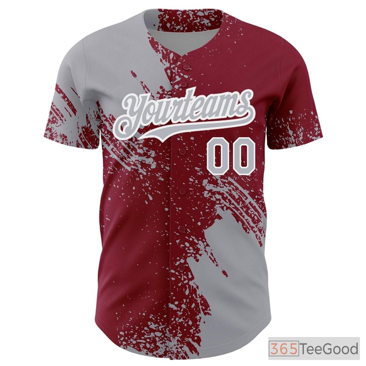 Gray Baseball Jersey Tee for Men & Women - Personalized Team & Player Stitching