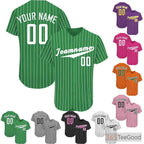 Green Baseball Jersey for Men & Women - Personalize Name, Number & Team Logo
