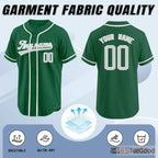 Green & Gray Baseball Jersey Tee for Men & Women - A comfortable choice for daily wear