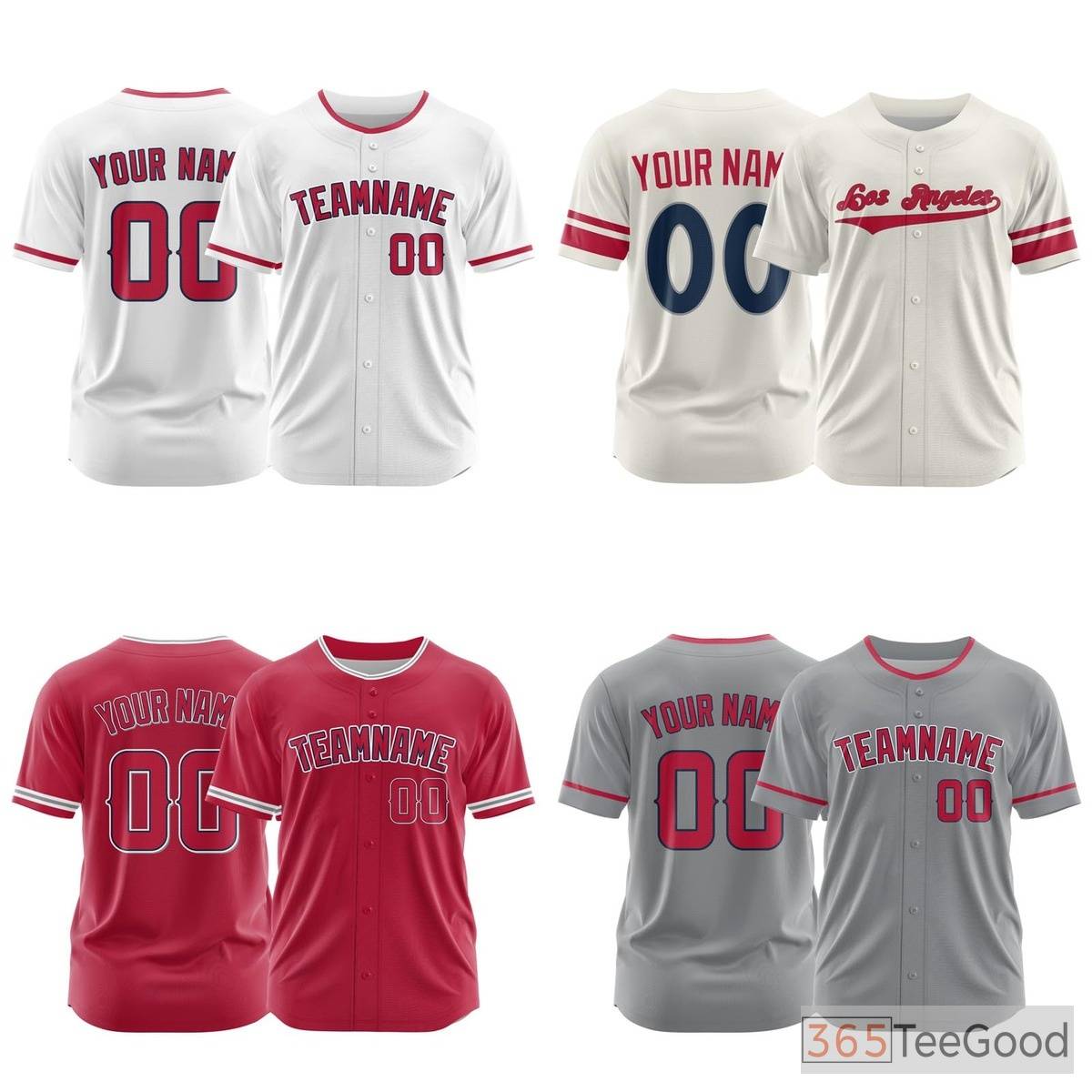 Grey Custom Baseball Jersey for Men Women - Personalized Softball Team Name & Number