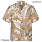 Pink Flamingo Hibiscus Hawaiian Shirt for Adults - Tropical Beachwear