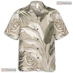 Navy Blue Hibiscus Palm Hawaiian Shirt - Tropical Luau Vacation Men