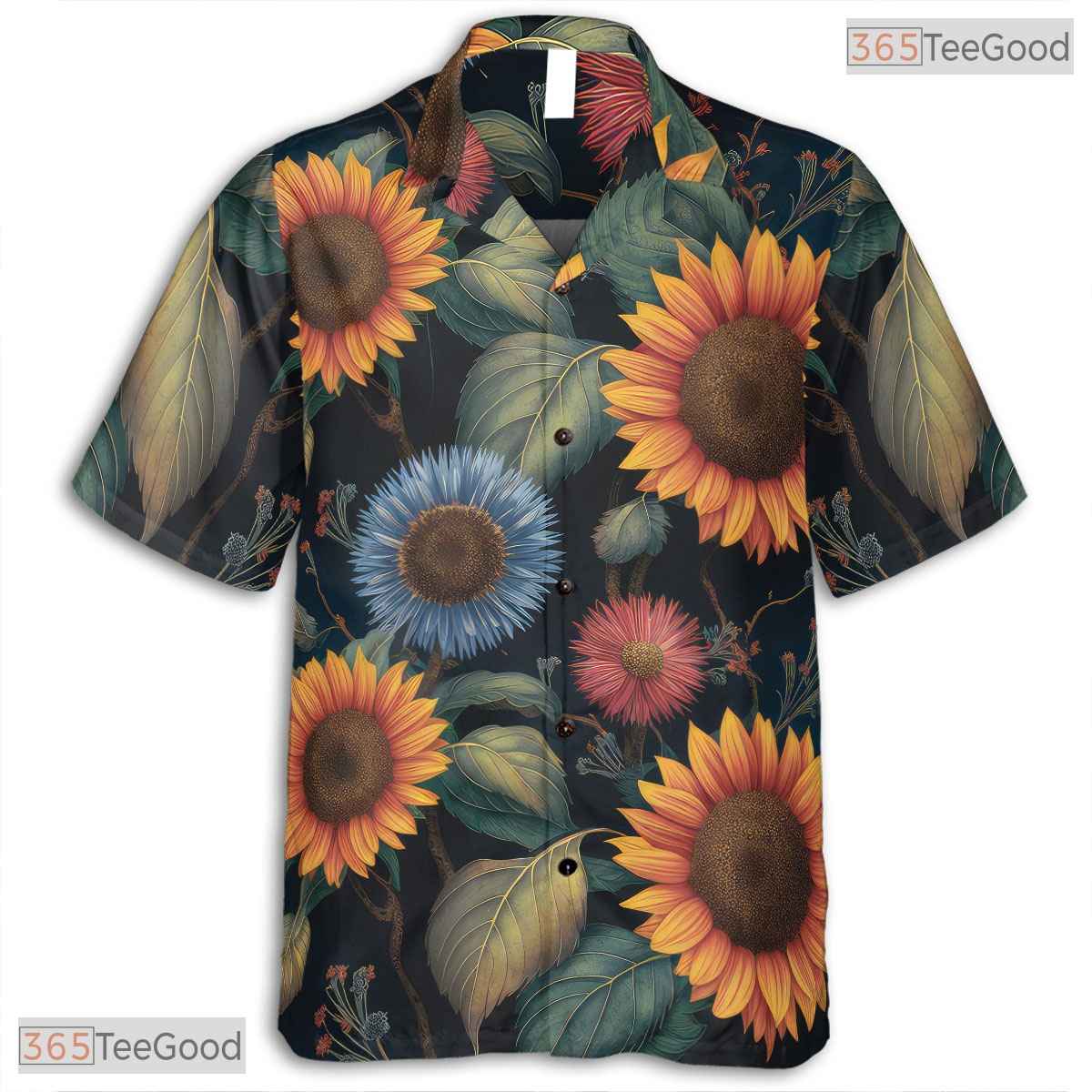 Tropical Green Palm Leaf Hawaiian Tee - Unisex Aloha Summer Outfit Gift