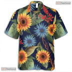 Green Beer & Pineapple Hawaiian Shirt - Fun Summer Aloha Beachwear Men