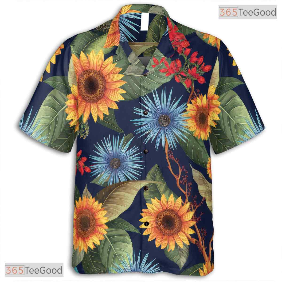 Green Beer & Pineapple Hawaiian Shirt - Fun Summer Aloha Beachwear Men