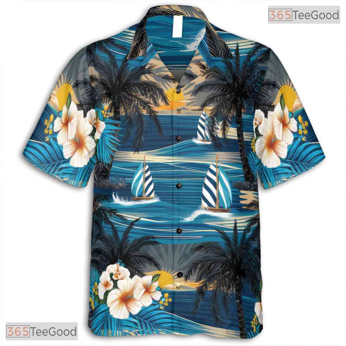 Tropical Beer & Pineapple Hawaiian Shirt - Fun Island Beach Party Wear