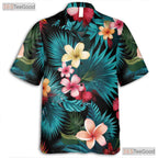 Tropical Floral Paradise Hawaiian Shirt - Unisex Beach Outfit