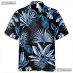Summer Blue Tropical Hawaiian Shirt - Casual Tee for Men & Women