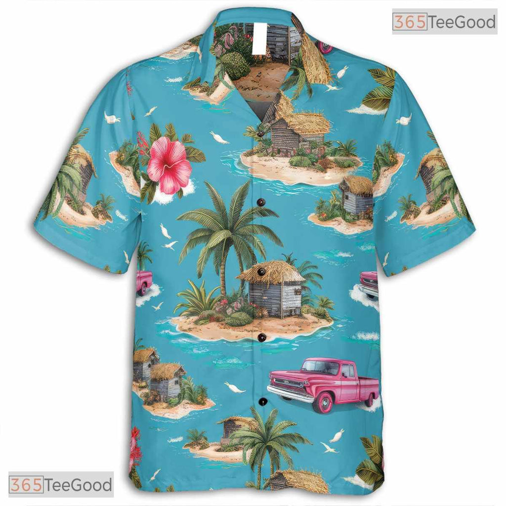 Midnight Bloom Floral Hawaiian Shirt - Tropical Aloha Gift for Adults
