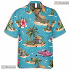 Midnight Bloom Floral Hawaiian Shirt - Tropical Aloha Gift for Adults
