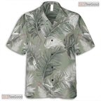 Pink Flamingo Tropical Hawaiian Shirt - Hibiscus Palm Beachwear Men