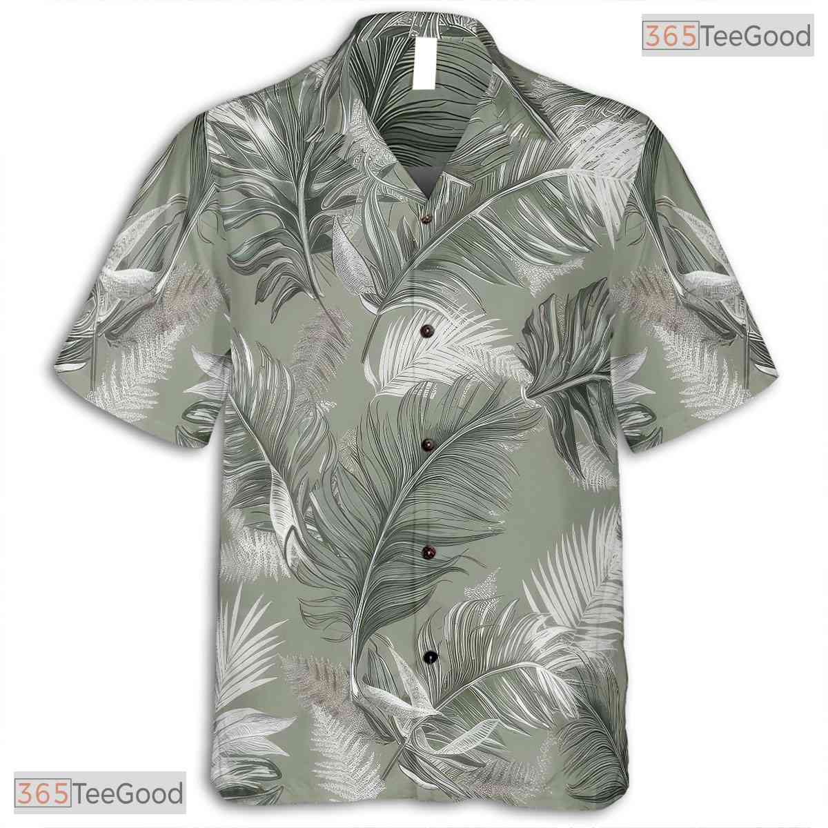 Pink Flamingo Tropical Hawaiian Shirt - Hibiscus Palm Beachwear Men