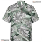 Flamingo Hibiscus Palm Hawaiian Shirt - Aloha Tropical Print Adults