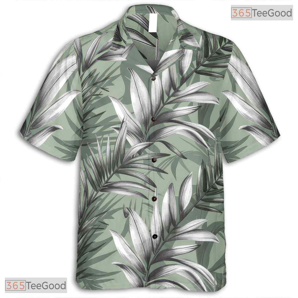 Midnight Jungle Exotic Hawaiian Tee - Tropical Foliage Aloha Unisex