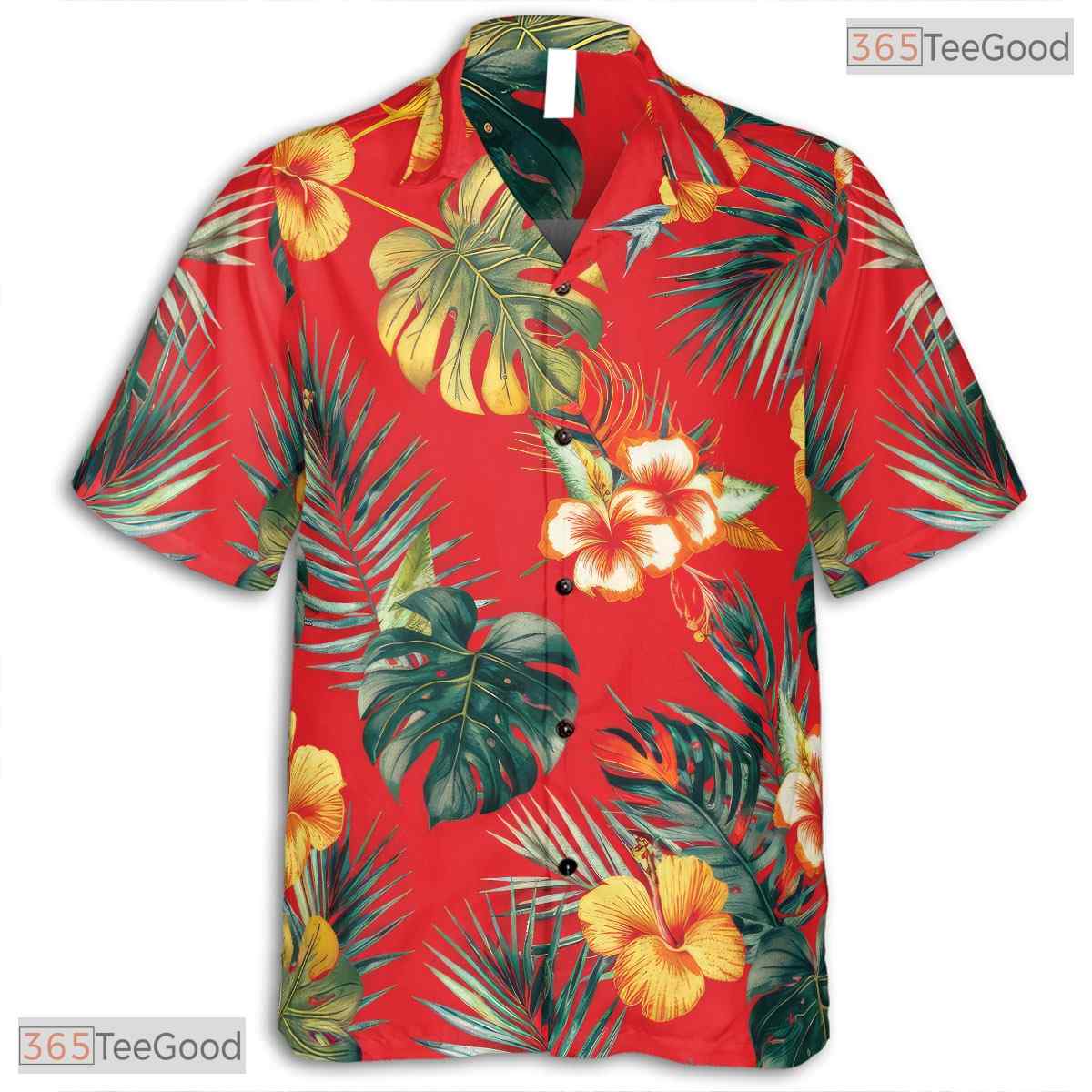 Dark Exotic Tropical Jungle Hawaiian Tee - Midnight Aloha Beach Women
