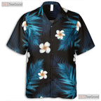 Tropical Night Floral Hawaiian Shirt - Women's Summer Beachwear
