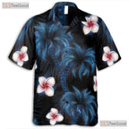 Night Floral Hawaiian Shirt - Vibrant Unisex Aloha Beach Tee