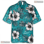 Sunset Beach Hawaiian Tee - Vibrant Ocean Paradise Aloha Shirt Adults