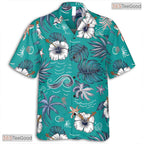 Tropical Sunset Hawaiian Shirt - Vibrant Ocean View Vacation Outfit Men