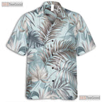 Beach Vacation Blue Palm Hawaiian Shirt - Adult Summer Aloha Wear