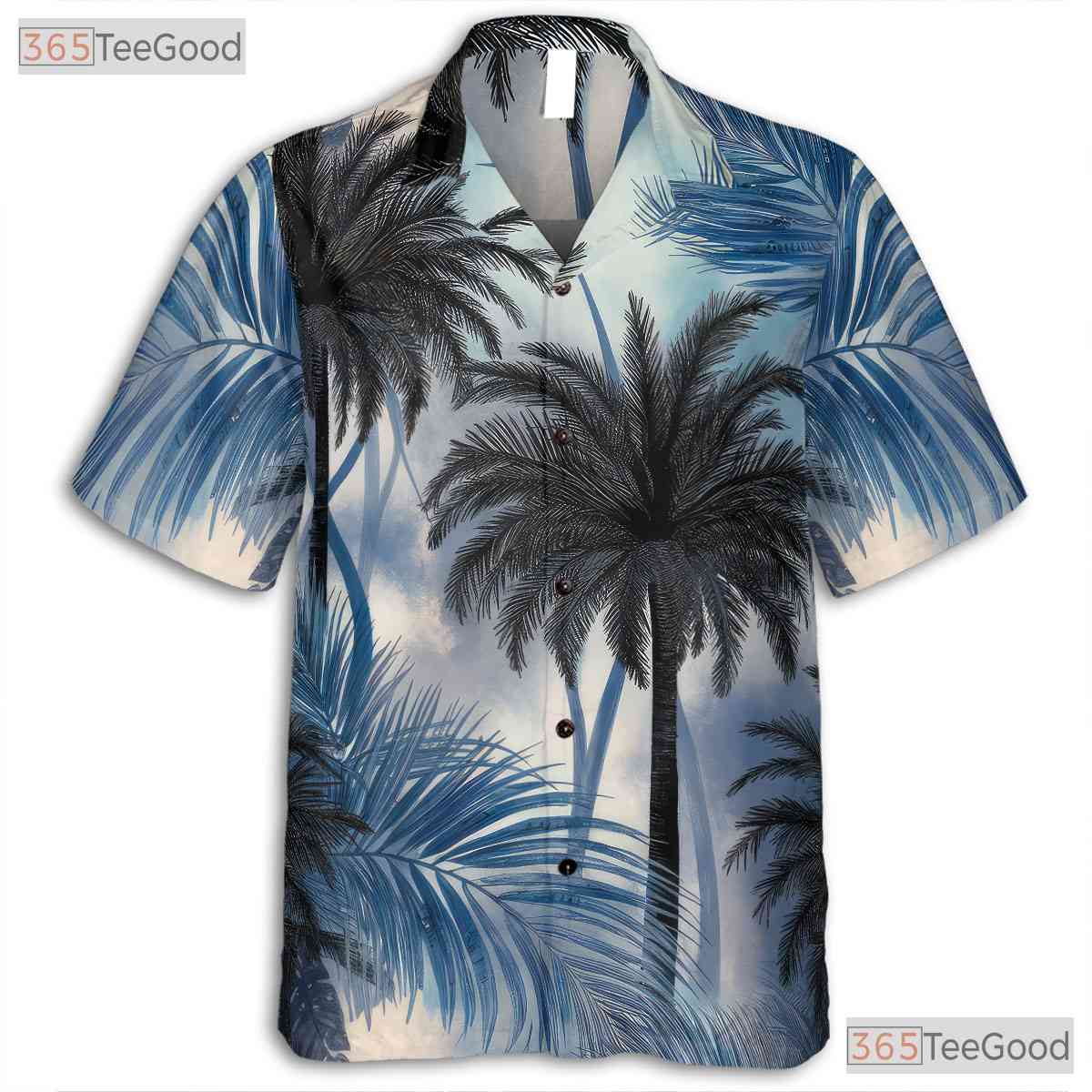 Tropical Palm Breeze Hawaiian Shirt - Summer Aloha Outfit Men & Women