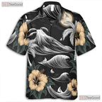 Vintage Green Palm Hawaiian Shirt - Tropical Ocean Island Style Men